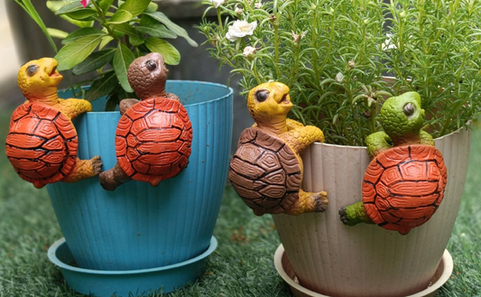 TORTOISE SIDE POT HANGER (Multicolour) 1 pc